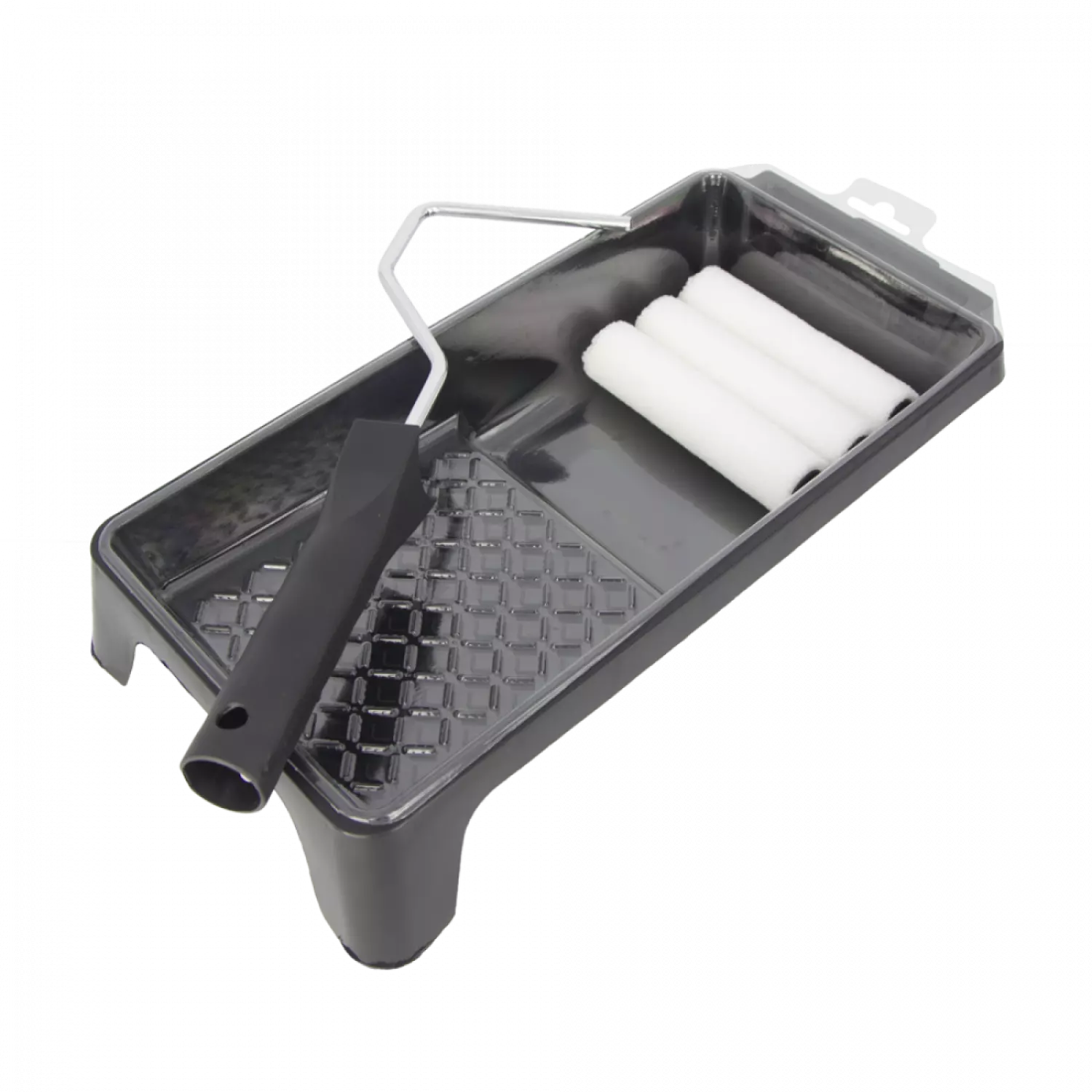 Roll Roy Xellent Set 3 Rol Beugel, Verfbak Zwart En Inlegbak 11cm