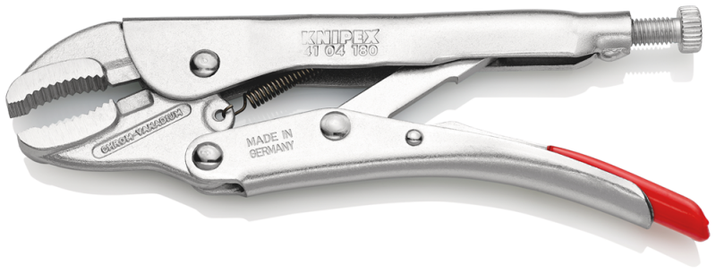 Knipex 4104180 Klemtang - 180mm - Detailed view of the product