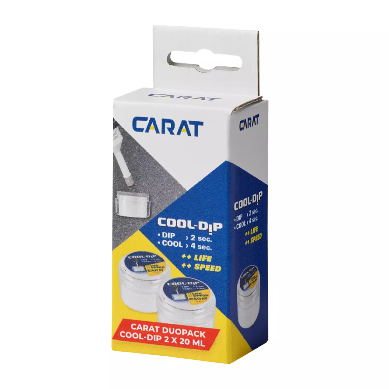 Carat ETCDSET020 Duopack Cool-dip Lubriwax Verkoelende Pasta Voor Diamantboren - 2x20ml thumbnail 2