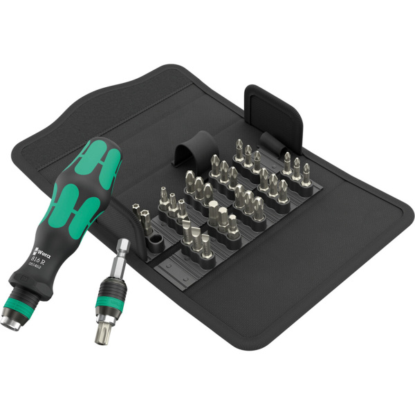 Wera 05057113001 32-delig Kraftform Kompakt 70 Universal Bitschroevendraaierset In Etui