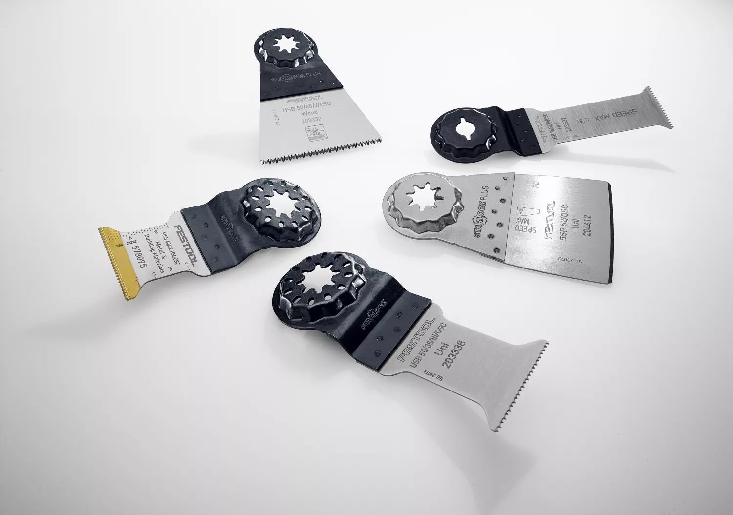 Festool 578098 5-delige Multitool Zaagbladset OSC-SORT/5 thumbnail 2