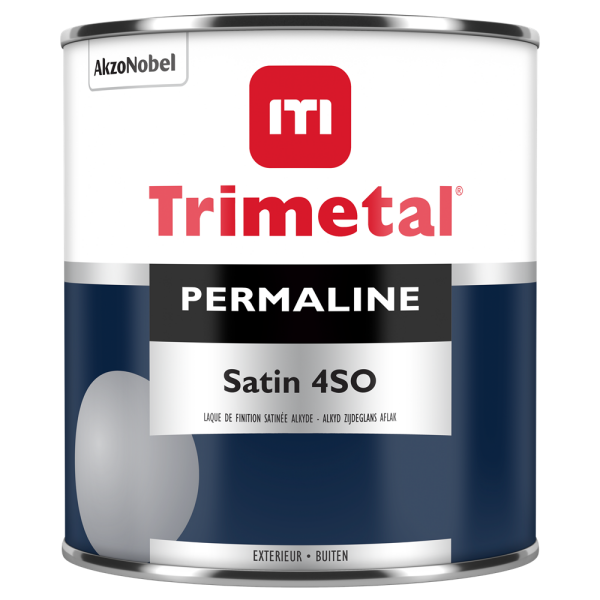 Trimetal Permaline Satin 4so Op Kleur Gemengd - 1l