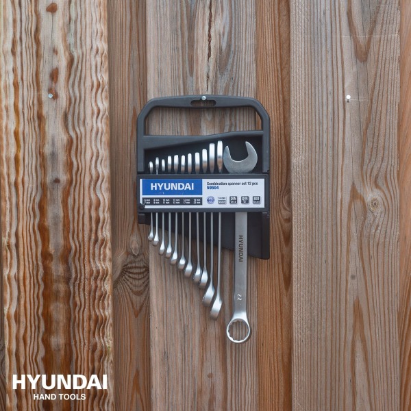 Hyundai 59504 12-delige Ring-/steeksleutelset - 6-22mm - Detailed view of the product