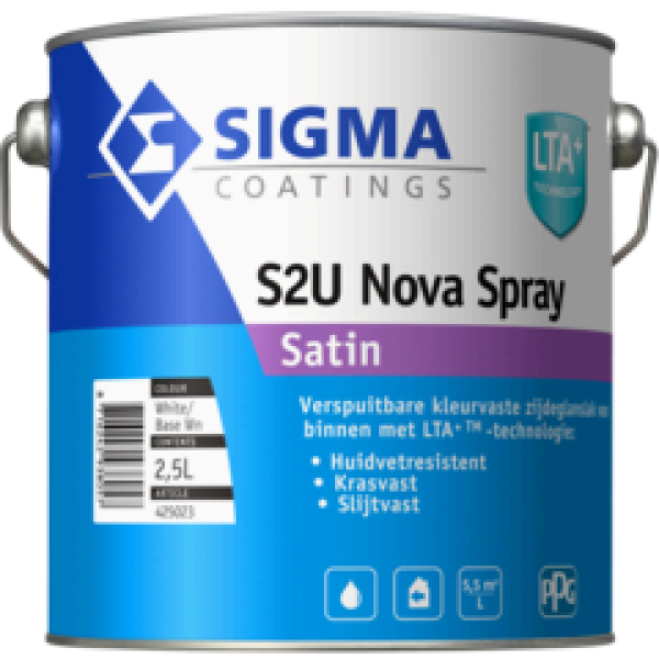 sigma s2u nova spray satin kleur 5 ltr