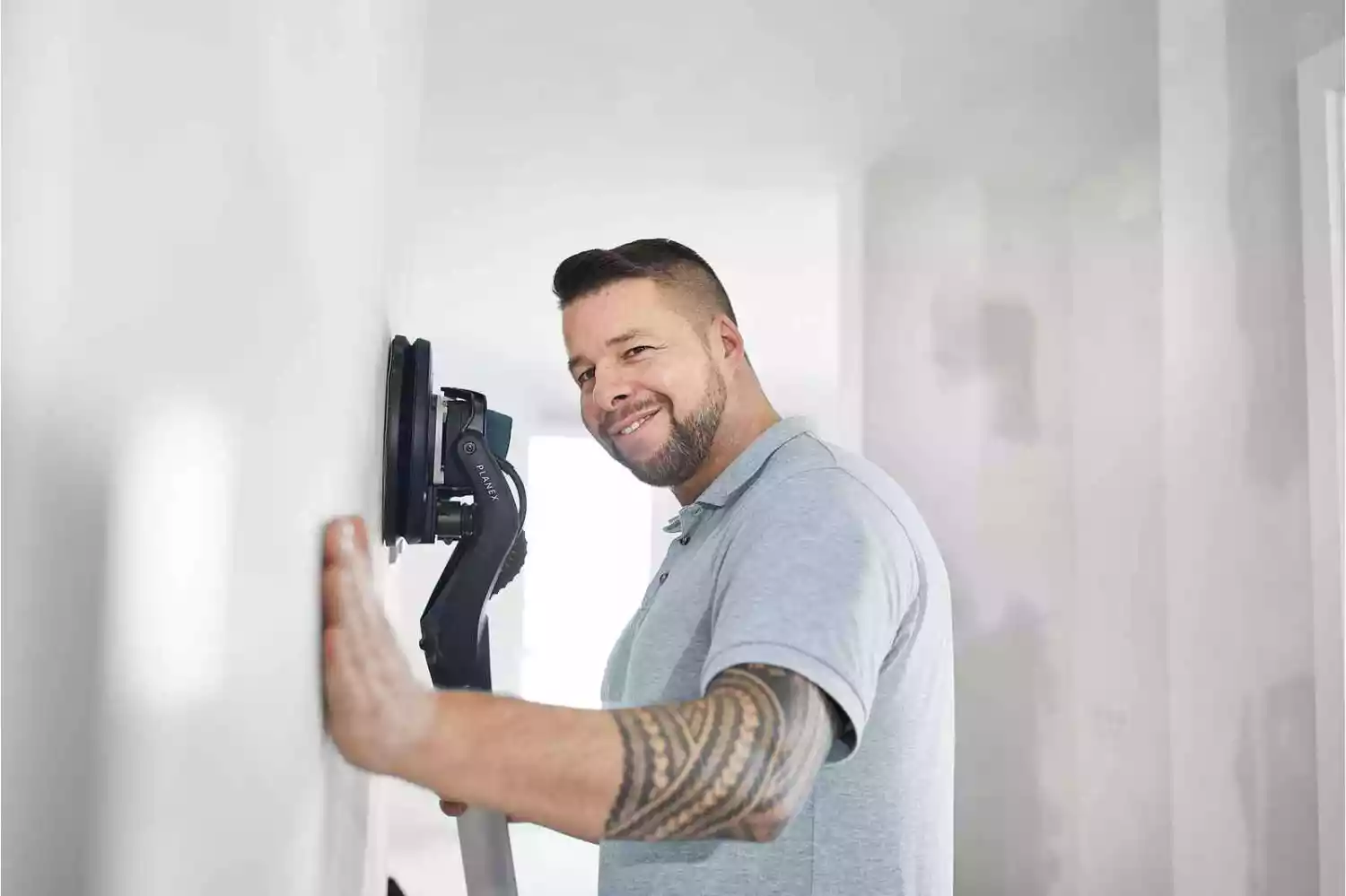 Festool LHS 2-M 225 EQ PLANEX 400W Langnek Schuurmachine In Transporttas thumbnail 2