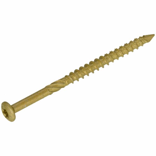 DynaPlus 0284.08.34001 Gevelschroef - TX20 - 4.5 X 60/30mm - Cilinderkop - Deeldraad - Verbronsd (200st) - Default image for the product