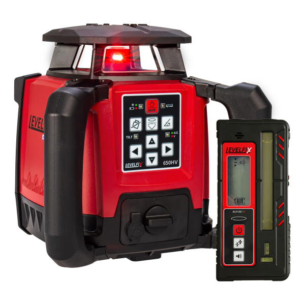 Levelfix 650HV Roterende Laser In Koffer - Rood - 600m - IP66