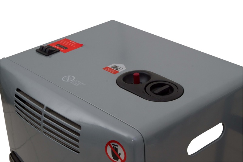 Qlima GH 959 RF Gaskachel Grijs - 5900W - Detailed view of the product