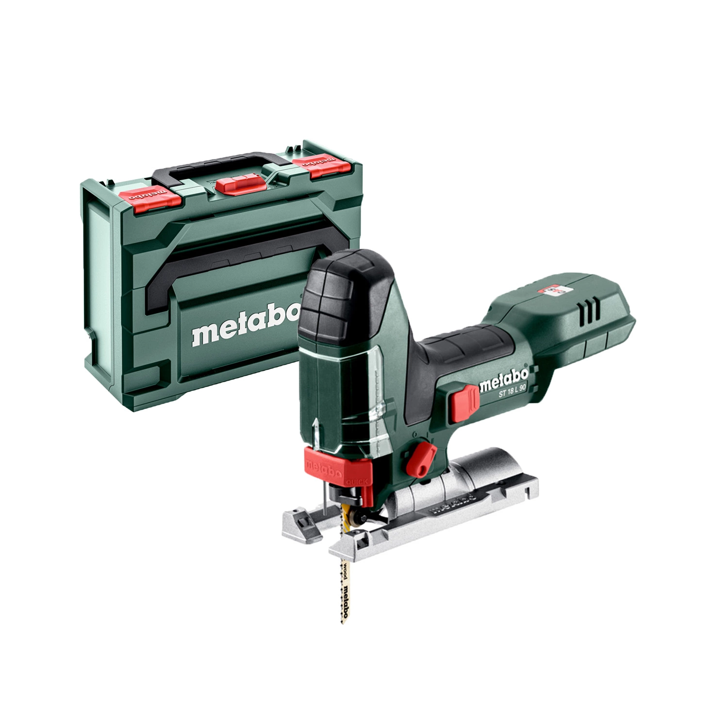 Metabo ST 18 L 90 18V Li-ion Accu Decoupeerzaag Body In MetaBox - T-greep