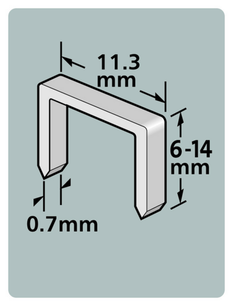 Niet serie 53 Cnk 14mm blister/1000 st.