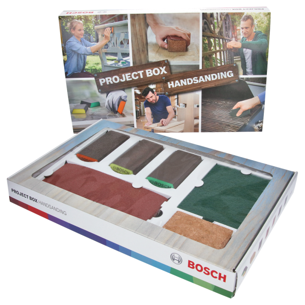 Bosch 2607011376 15-delige Schuurset - Detailed view of the product