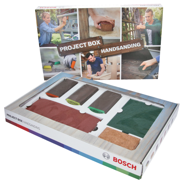 Bosch 2607011376 15-delige Schuurset - Detailed view of the product