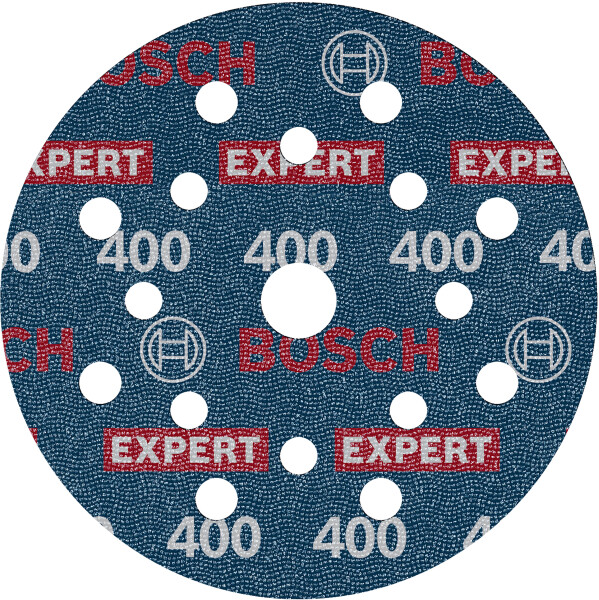 Bosch 2608902406 EXPERT Schuurschijf O780 Met Film Onderlaag - 125 Mm - K400 (6 Stuks)