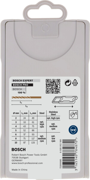 Bosch 2608589295 Mini X-Line 7 Delige HSS-G Metaalborenset - Detailed view of the product