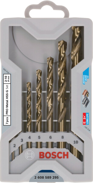Bosch 2608589295 Mini X-Line 7 Delige HSS-G Metaalborenset - Default image for the product