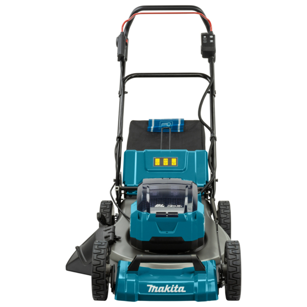 Makita DLM530PT4 LXT 2x18V Li-Ion Accu Grasmaaier Set (4x 5,0Ah) - 53cm - 10cm - Koolborstelloos - Detailed view of the product