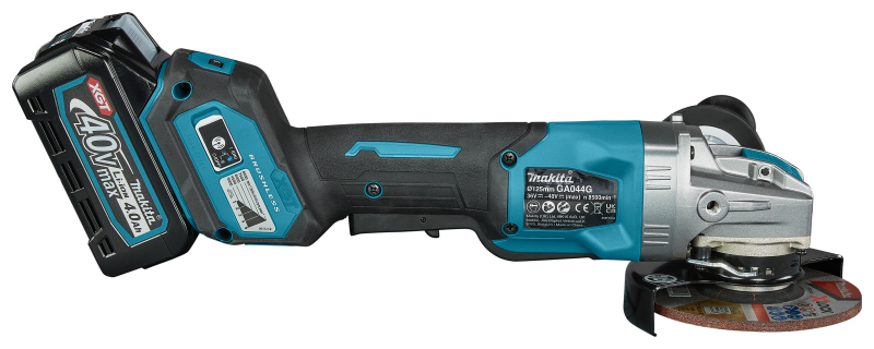 Makita GA044GZ XGT 40V Max Li-Ion Accu Haakse Slijper Body - X-Lock - 125mm - Detailed view of the product