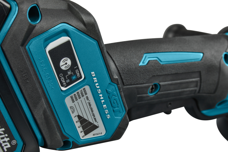 Makita GA044GZ XGT 40V Max Li-Ion Accu Haakse Slijper Body - X-Lock - 125mm - Detailed view of the product