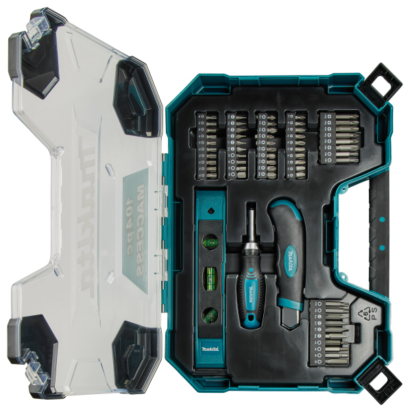 Makita E-22604 104 Delige Bit- En Borenset - Detailed view of the product