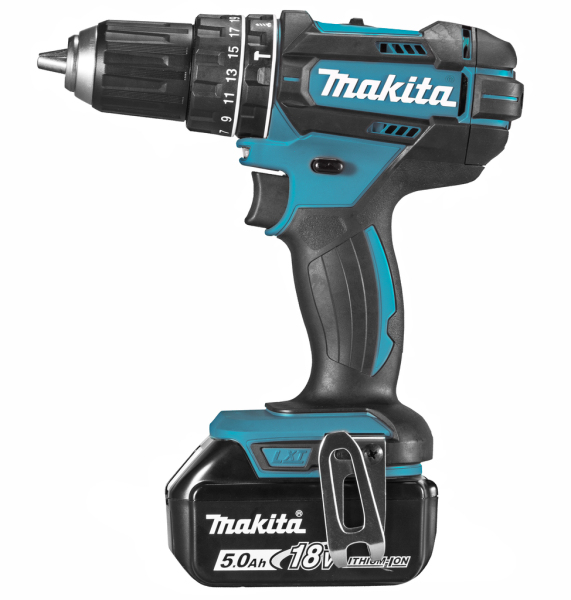 Makita DHP482RTJ 18V Li-Ion Accu Klopboor- /schroefmachine Set (2x 5.0Ah Accu) In Mbox - Detailed view of the product