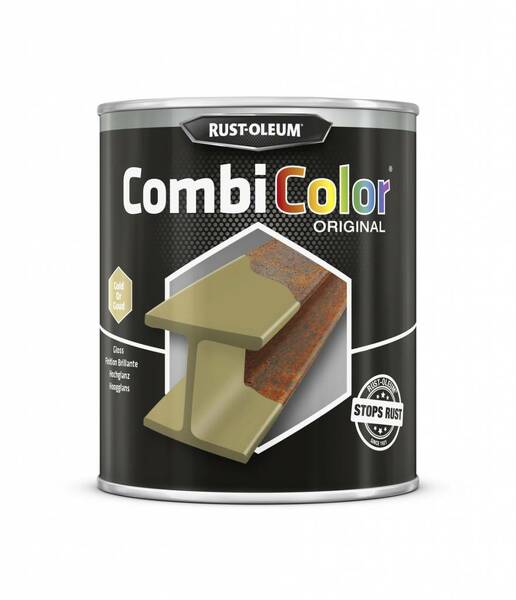 rust-oleum combicolor hoogglans goud 0.25 ltr