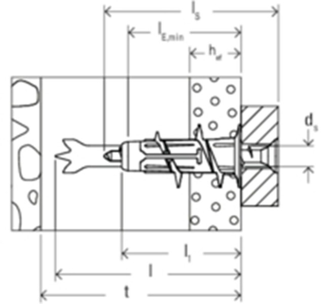 Fischer 545677 Zelfborende Gipsplaatplug DuoBlade - 44mm (40st) - Detailed view of the product