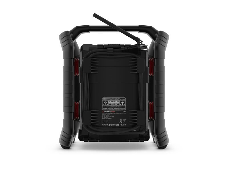 PerfectPro TP3 Bouwradio - FM RDS / DAB+ - AUX-in - Bluetooth - Werkt Op Netstroom En Batterij - Detailed view of the product