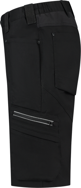 Workman 9063 STRETCH Bermuda Werkbroek P2S - Zwart - Maat 42 (28/30) - Detailed view of the product