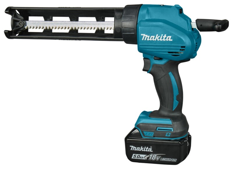 Makita DCG180RMEX 18V Li-Ion Accu Lijm- En Kitspuit Set (2x 4.0Ah Accu) Incl. Kokerhouder- En Worsthouder In Koffer - Detailed view of the product
