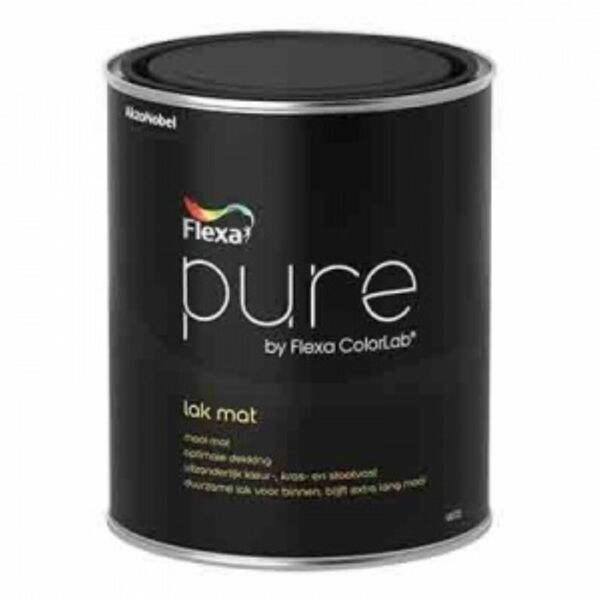 flexa pure lak mat wit 1 ltr