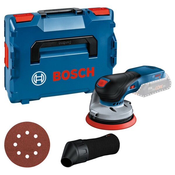 Bosch GEX 18V-125 18V Li-Ion Accu Excenterschuurmachine Body In L-Boxx Met Accessoires - 125mm - Koolborstelloos