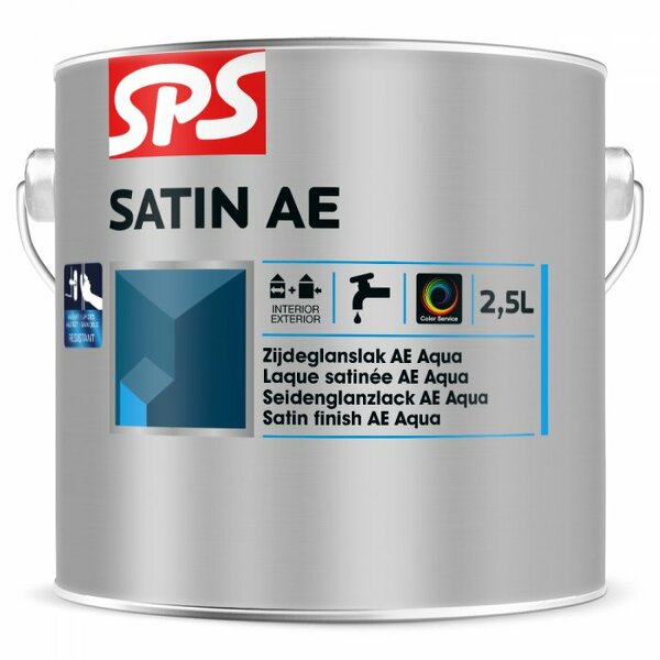 SPS Satin AE Lak - Op Kleur Gemengd - 1L