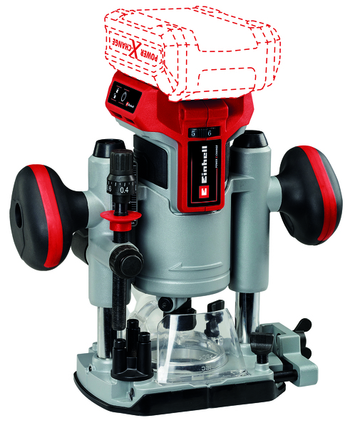 Einhell TP-RO 18 Li BL Solo Accu Bovenfrees Power X-Change - Detailed view of the product