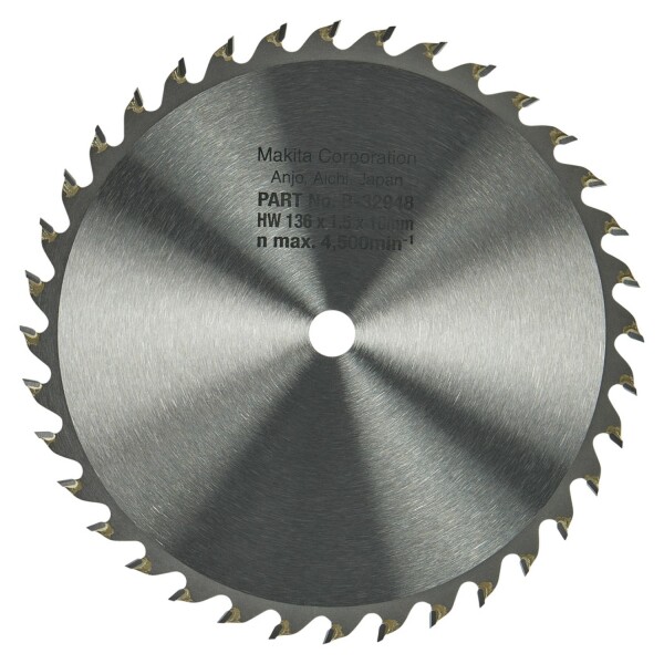 Makita B-32948 Specialized Cirkelzaagblad - 136 X 10 X 36T - Hout - Detailed view of the product
