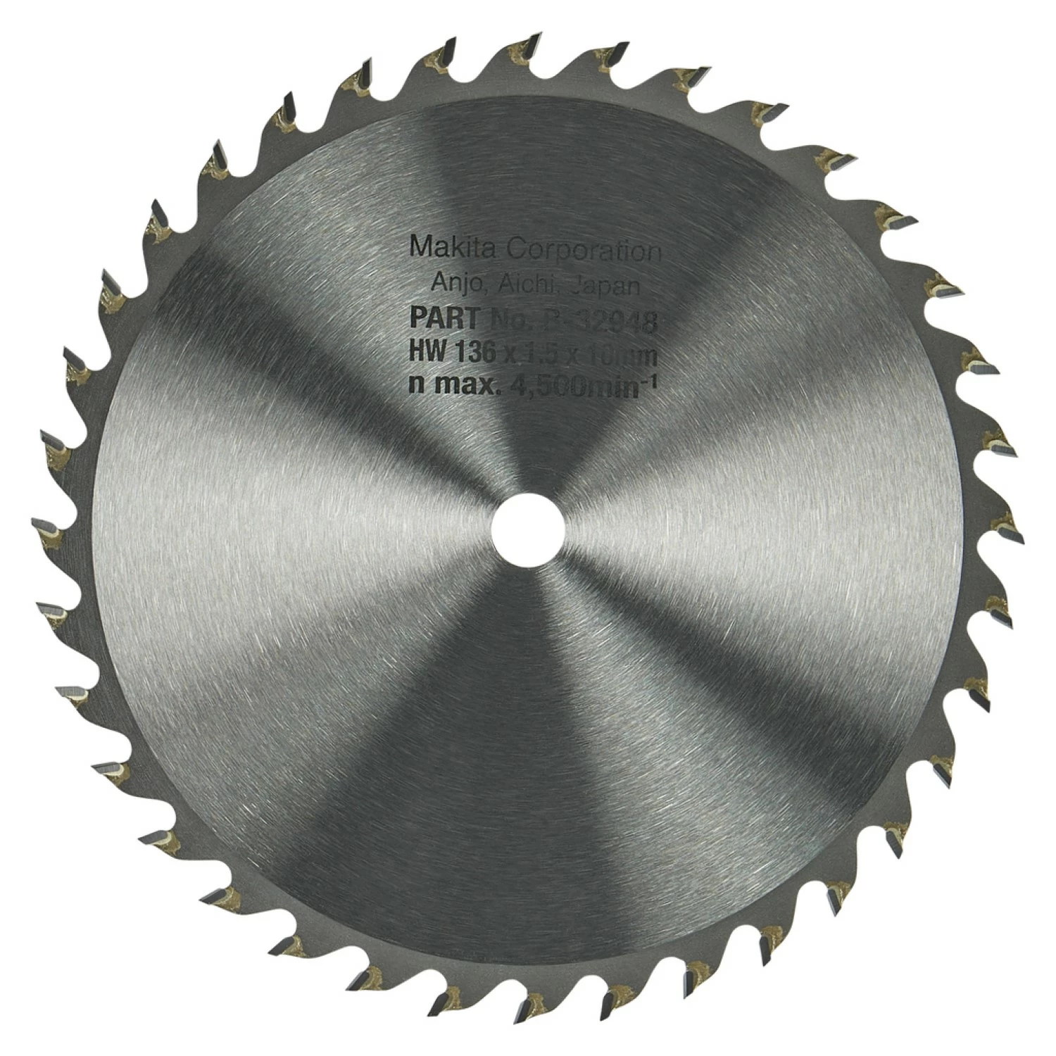 Makita B-32948 Specialized Cirkelzaagblad - 136 X 10 X 36T - Hout thumbnail 4