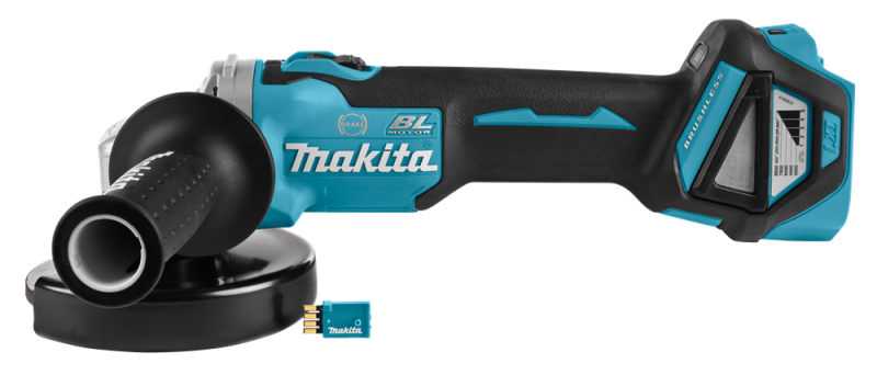 Makita DGA514ZJU 18V Li-Ion Accu AWS Haakse Slijper Body In Mbox - 125mm - Koolborstelloos - Detailed view of the product