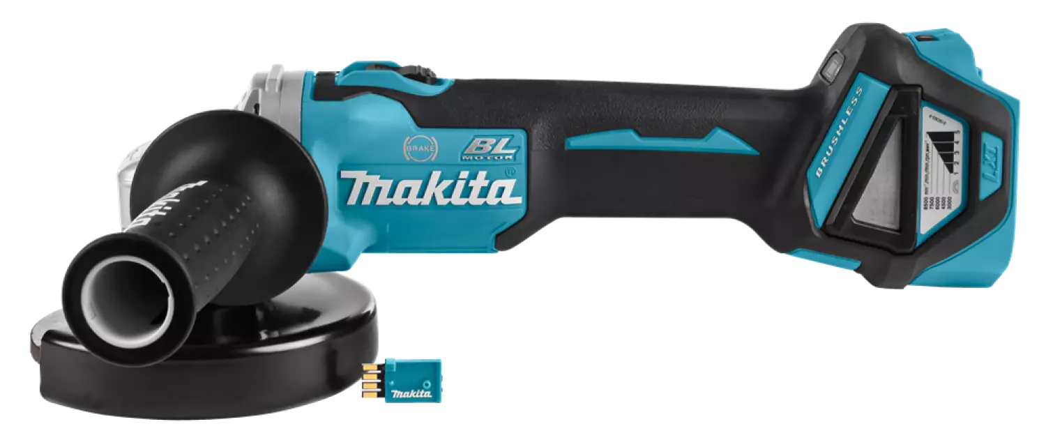Makita DGA514ZJU 18V Li-Ion Accu AWS Haakse Slijper Body In Mbox - 125mm - Koolborstelloos thumbnail 4