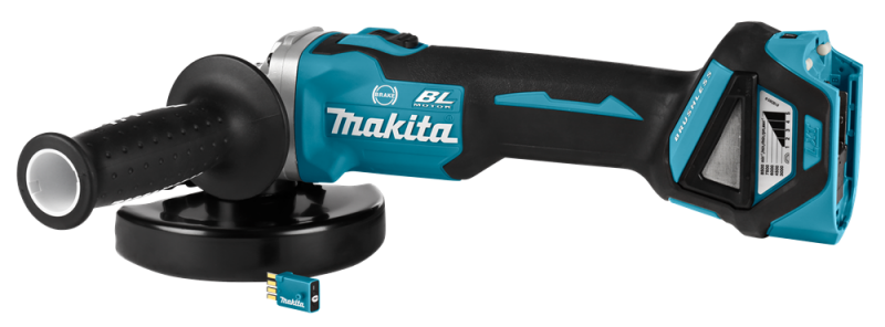 Makita DGA514ZJU 18V Li-Ion Accu AWS Haakse Slijper Body In Mbox - 125mm - Koolborstelloos - Detailed view of the product