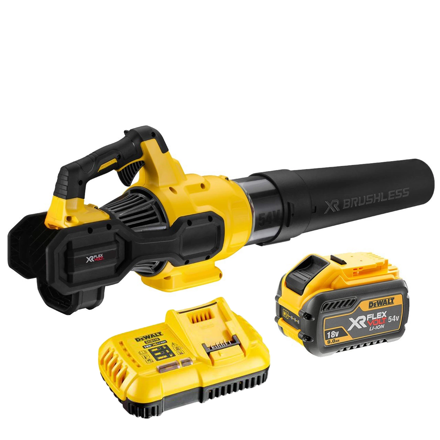 DeWALT DCMBA572X1 54V Li-Ion Accu XR FlexVolt Blower Set (1x 9.0Ah Accu) - 200 Km/h