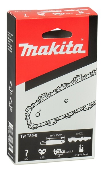 Makita 191T89-0 Zaagketting TXL80 250mm - Detailed view of the product