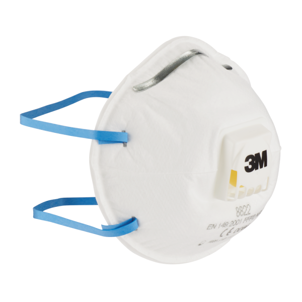 3M 8822C3 Stofmasker Met Ventiel - FFP2 (3st) - Detailed view of the product
