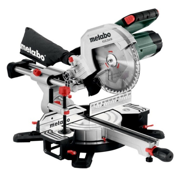 Metabo KGS 254 M Afkortzaag - 1800W - 254 X 30mm - Quick Hendel - Met Extra Zaagblad - Detailed view of the product