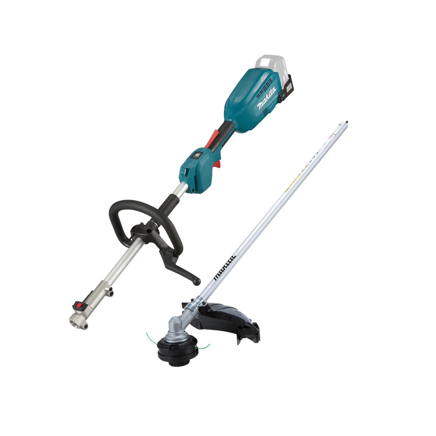 Gereedschapcentrum Makita DUX18ZX1 18V Li-Ion Accu Combisysteem Met Bosmaaier Opzetstuk Body - 230mm- Koolborstelloos aanbieding