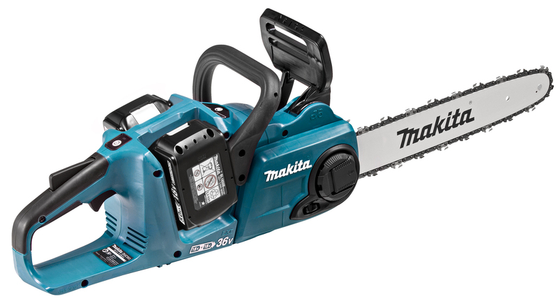 Makita DUC353PG2J LXT 2x18V Li-Ion Accu Kettingzaag Set (2x 6.0Ah) - 35cm - Detailed view of the product