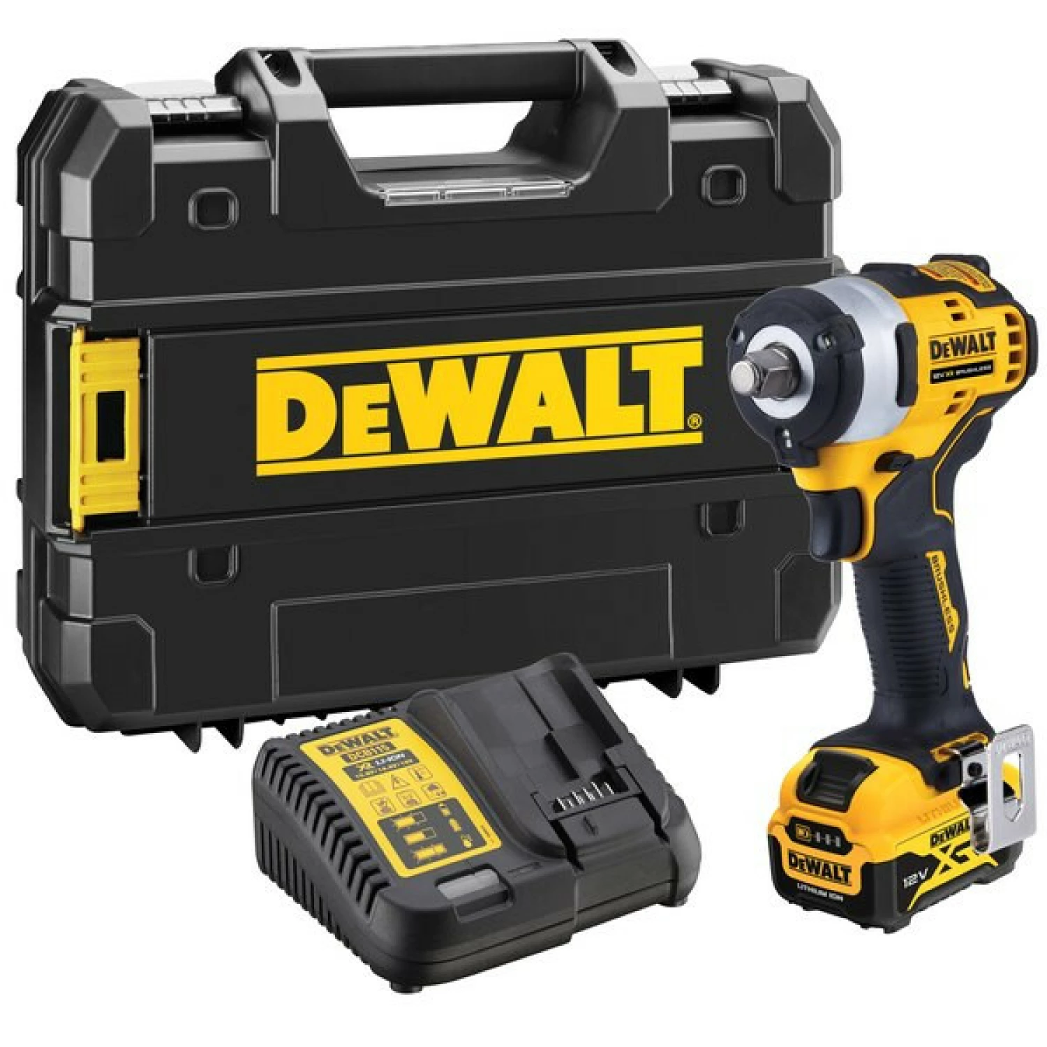 DeWALT DCF901P1 12V Li-ion XR Accu Slagschroevendraaier Set (1x 5.0Ah) In T-STAK Koffer