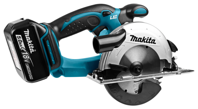 Makita DSS501RTJ 18V Li-Ion Accu Cirkelzaag Set (2x 5.0Ah Accu) In Mbox - 136mm - Detailed view of the product