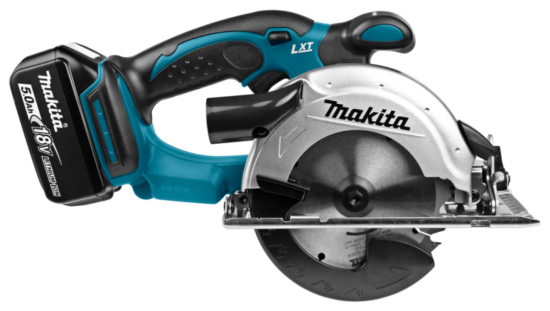 Makita DSS501RTJ 18V Li-Ion Accu Cirkelzaag Set (2x 5.0Ah Accu) In Mbox - 136mm - Detailed view of the product