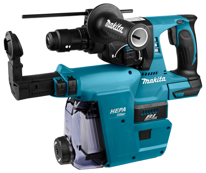 Makita DHR243ZJW 18V Li-Ion Accu SDS-Plus Combihamer Body In Mbox - 2J - Detailed view of the product