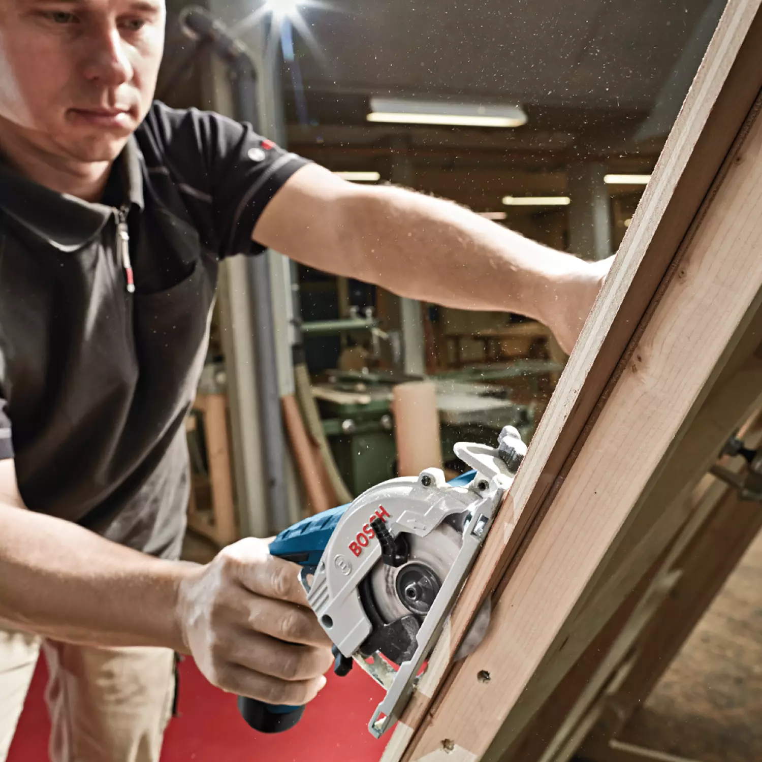 Bosch GKS 12V-26 12V Li-Ion Accu Cirkelzaag Body - 85mm thumbnail 4