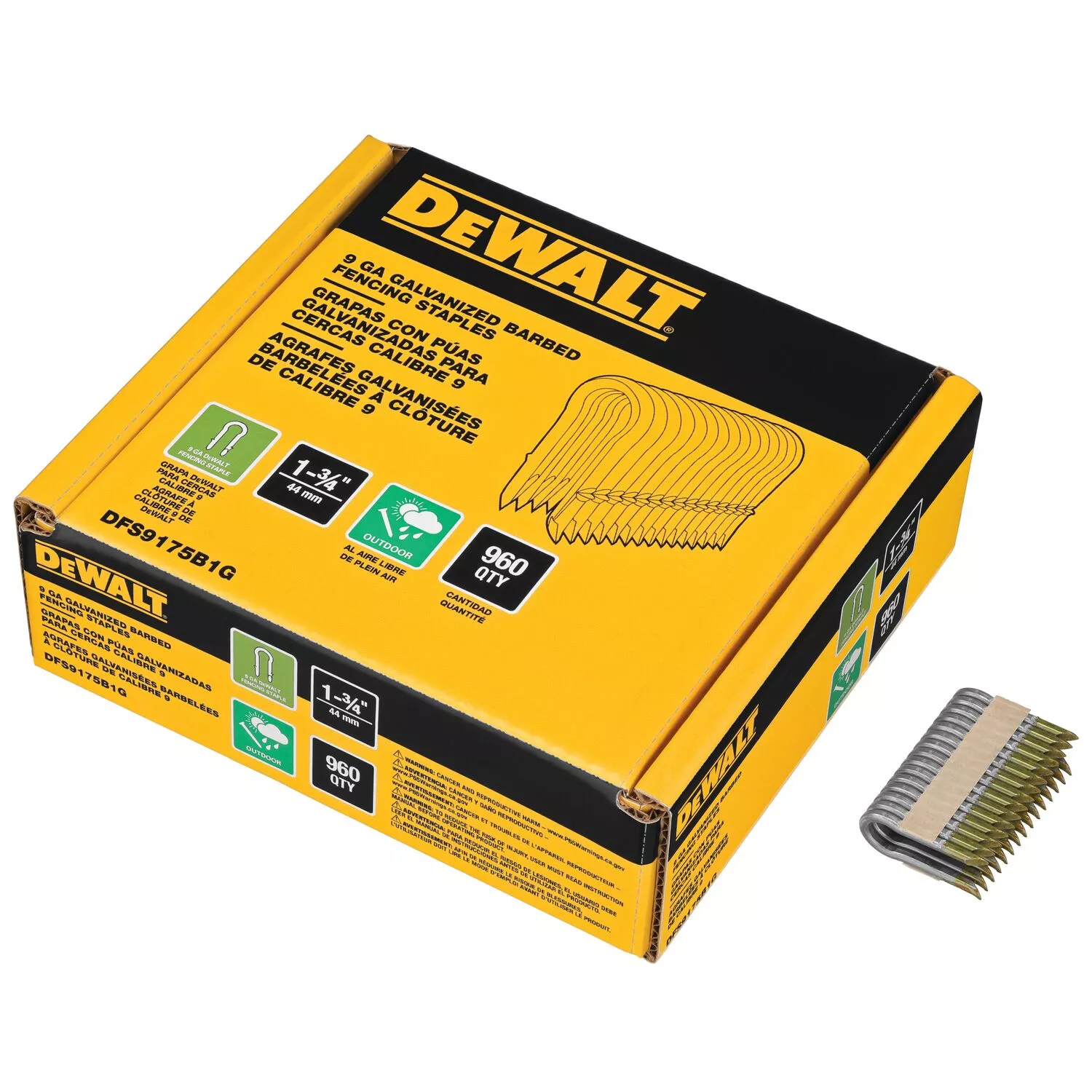 DeWALT DFS9175B1G-QZ Nieten 3.7-4.0mm - 45 - Gegalvaniseerd - 960st thumbnail 3